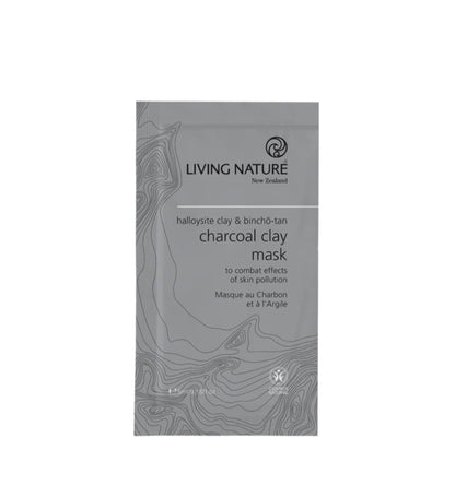 Living Nature Charcoal Clay Mask 排毒火山炭泥面膜 (50ml, 10片)
